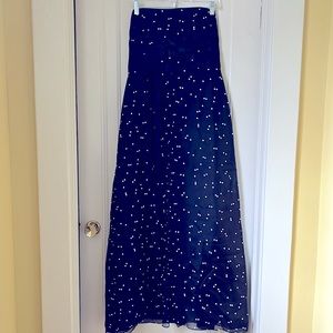 Kay Unger Black White Dot Prom Dress Formal Bow Size 10